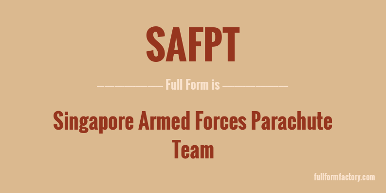 safpt-full-form