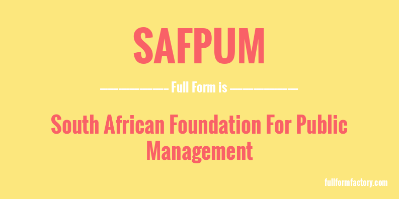 safpum-full-form