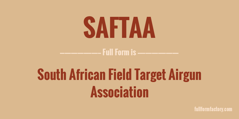 saftaa-full-form