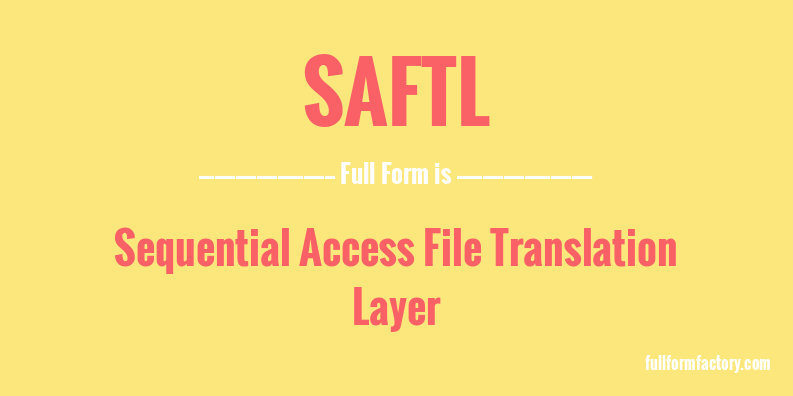 saftl-full-form