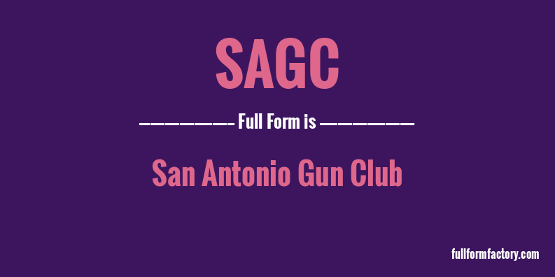 sagc-full-form