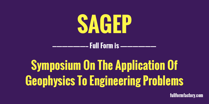 sagep-full-form