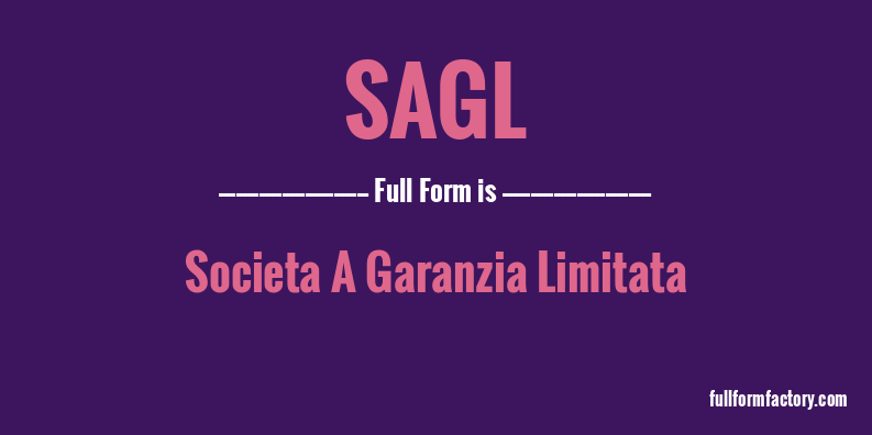 sagl-full-form