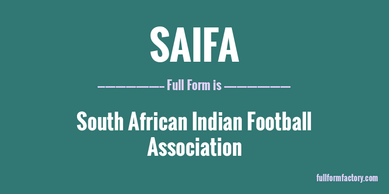 saifa-full-form
