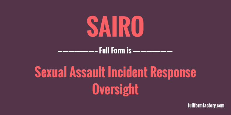 sairo-full-form