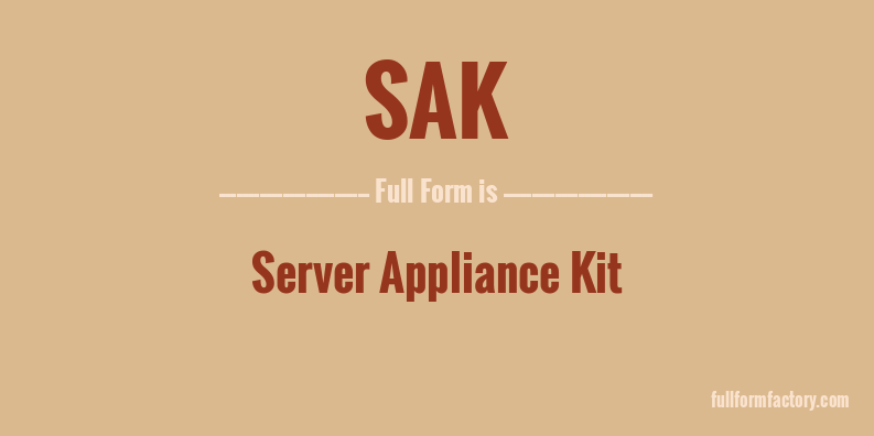 sak-full-form
