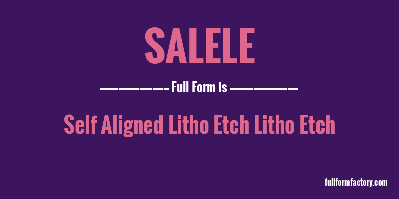 salele-full-form