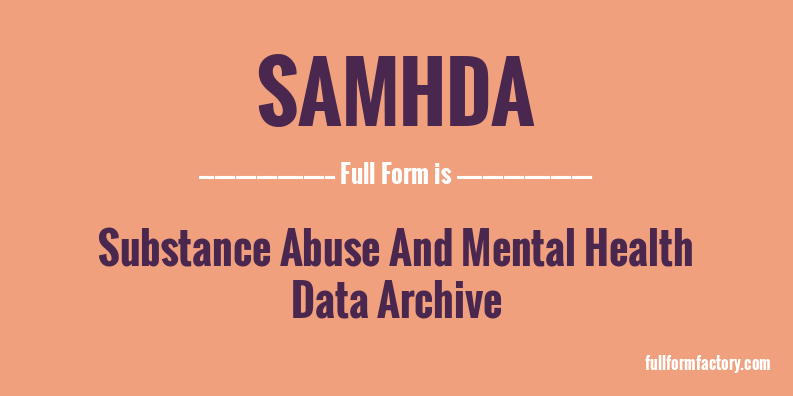 samhda-full-form