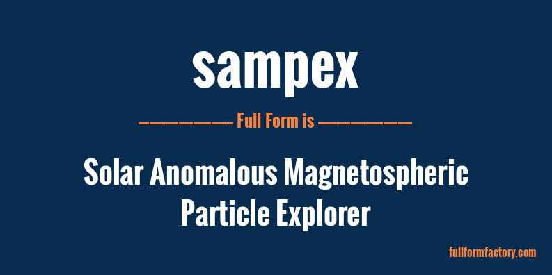 sampex-full-form