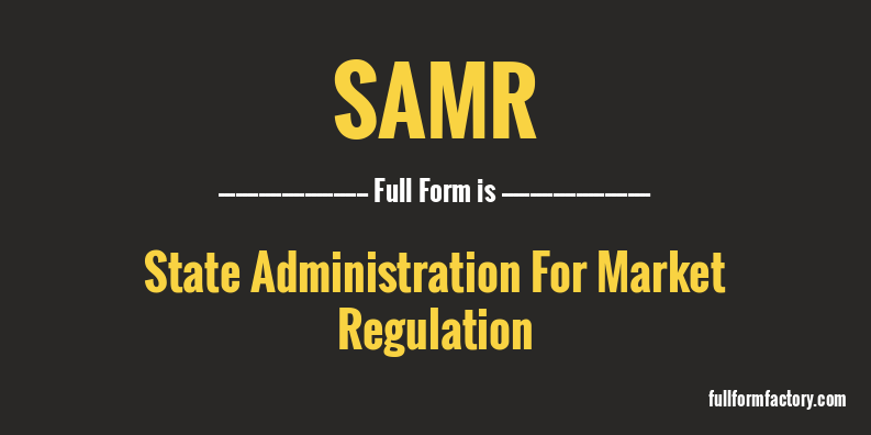 samr-full-form