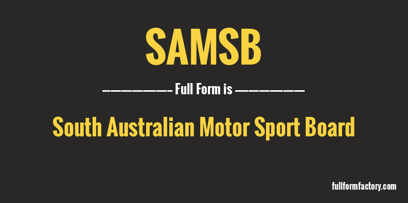 samsb-full-form