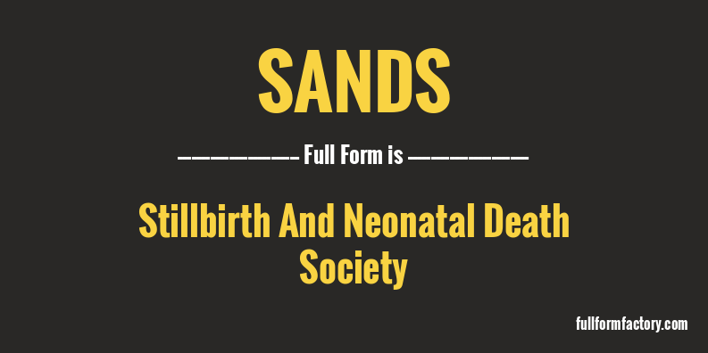 sands-full-form