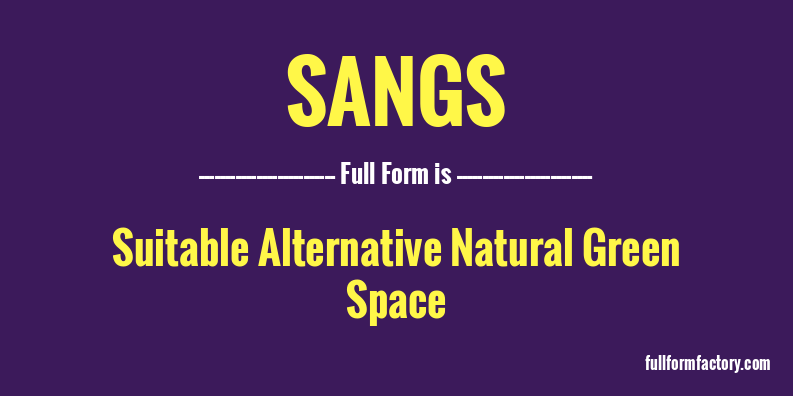 sangs-full-form