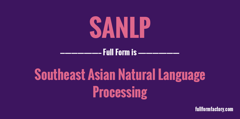 sanlp-full-form