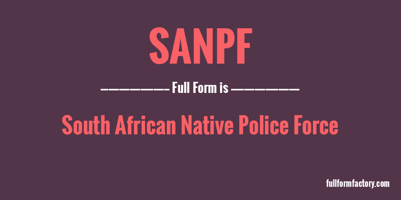 sanpf-full-form