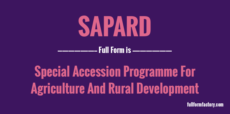 sapard-full-form