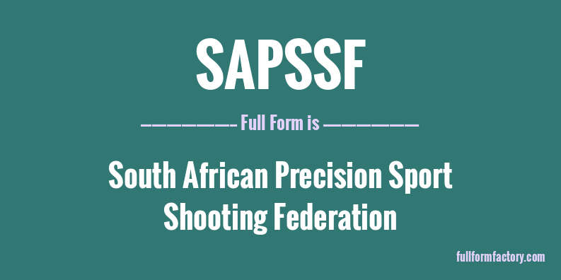 sapssf-full-form