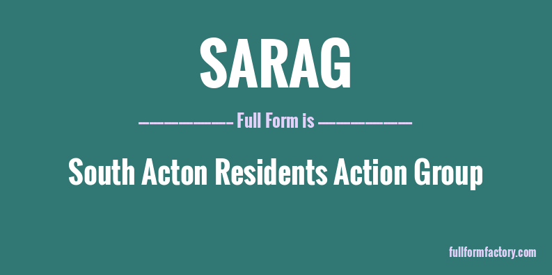 sarag-full-form