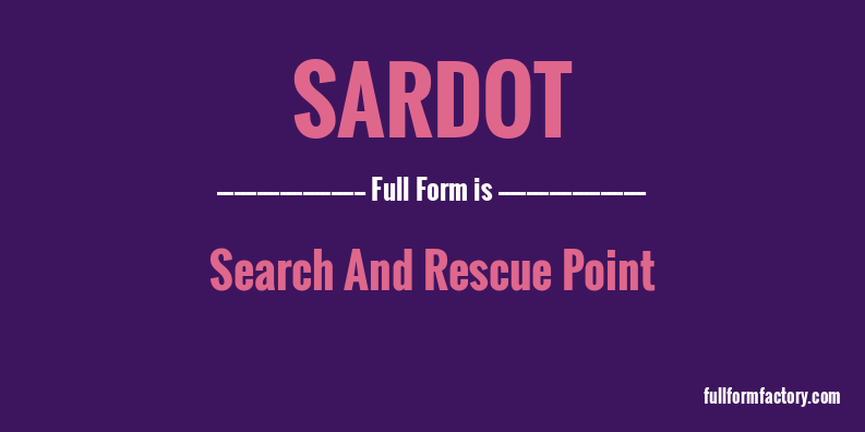 sardot-full-form