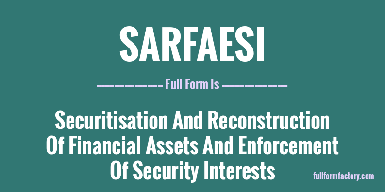 sarfaesi-full-form
