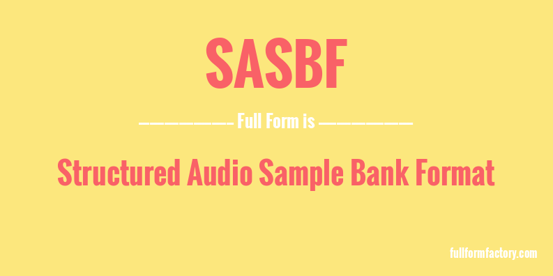 sasbf-full-form