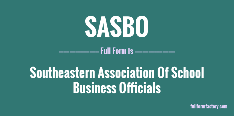 sasbo-full-form