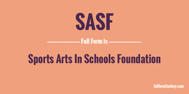 sasf-full-form