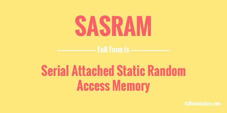 sasram-full-form