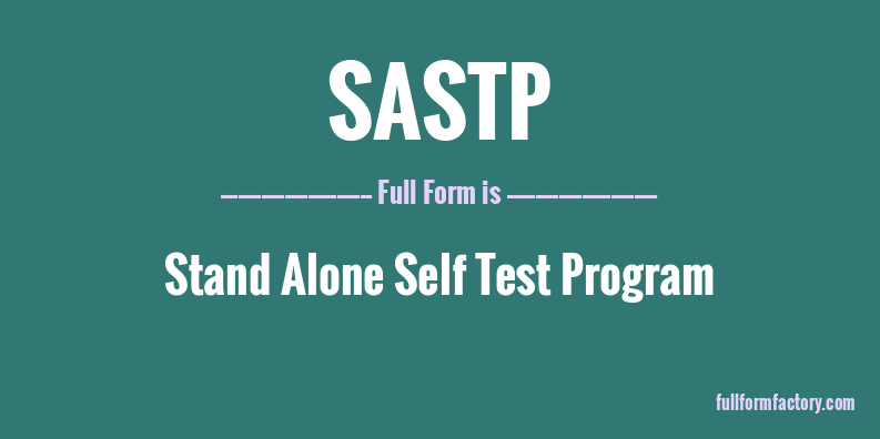 sastp-full-form