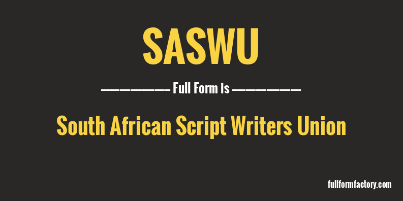 saswu-full-form