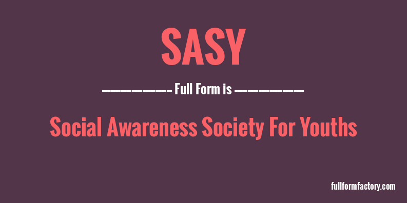 sasy-full-form