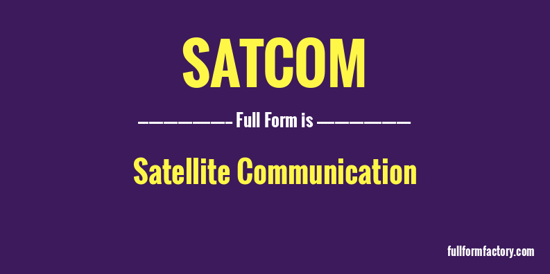satcom-full-form