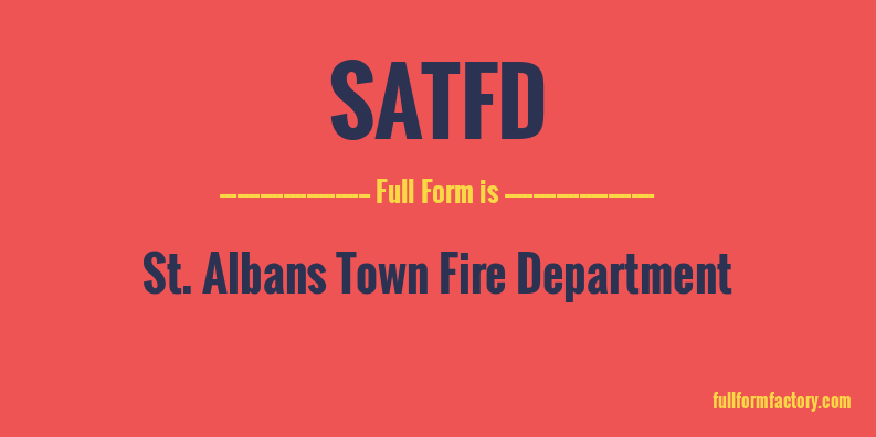 satfd-full-form