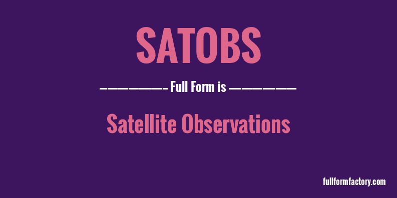 satobs-full-form