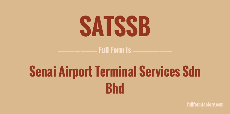satssb-full-form