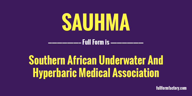 sauhma-full-form