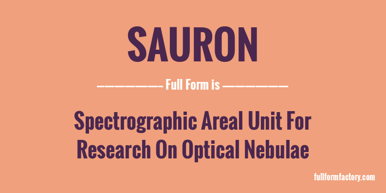sauron-full-form