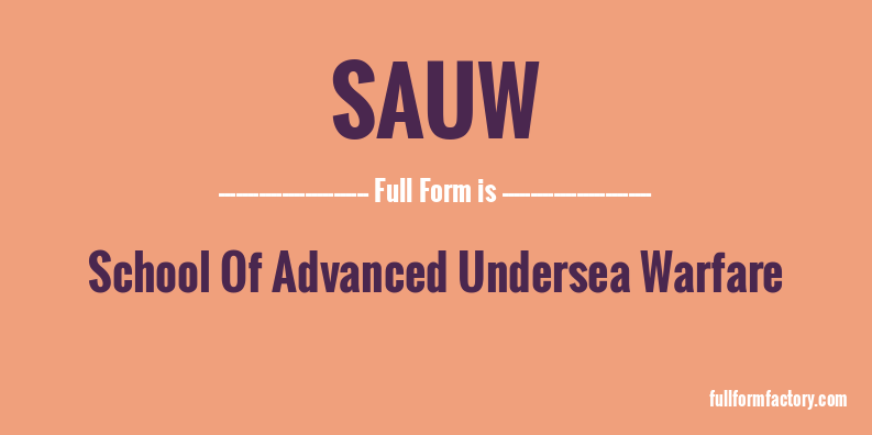 sauw-full-form