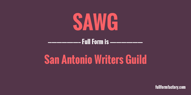 sawg-full-form