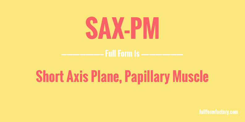 sax-pm-full-form
