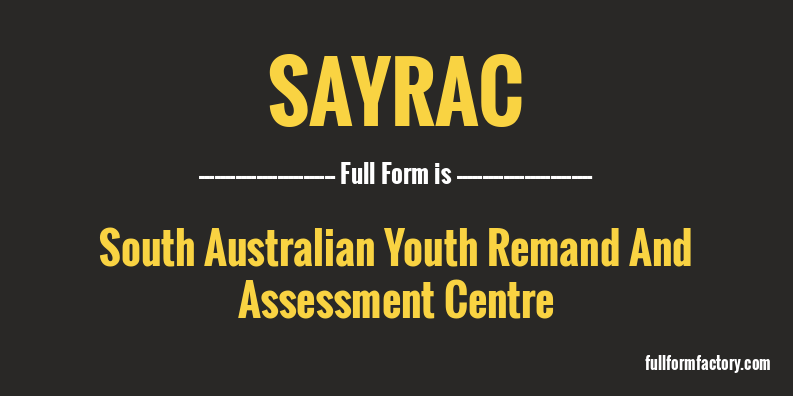 sayrac-full-form
