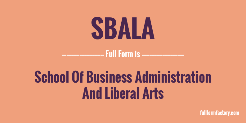 sbala-full-form
