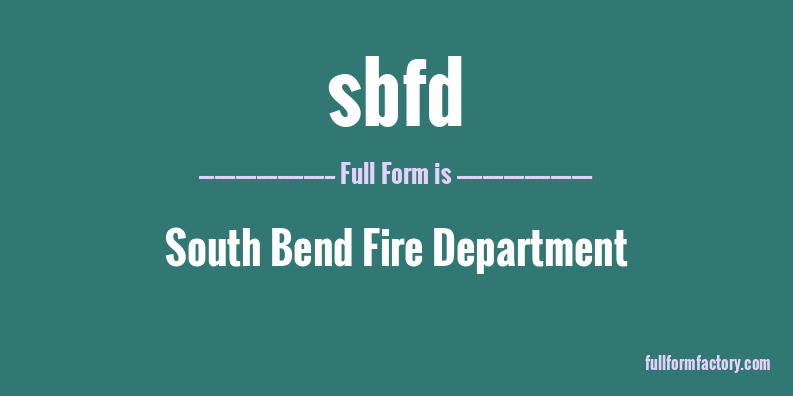 sbfd-full-form
