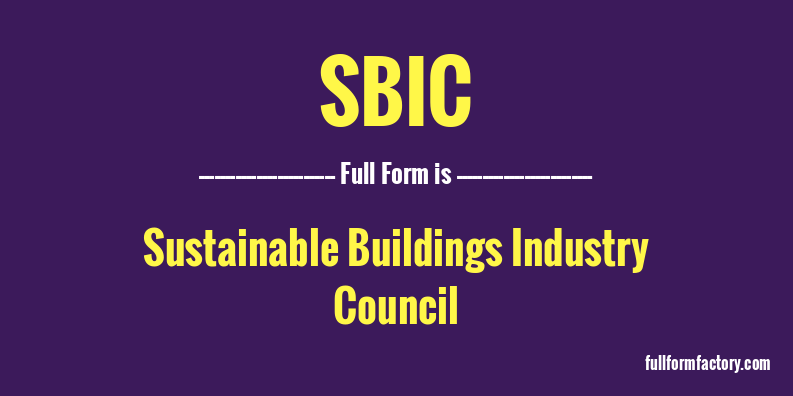 sbic-full-form