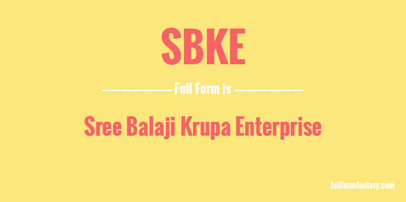 sbke-full-form