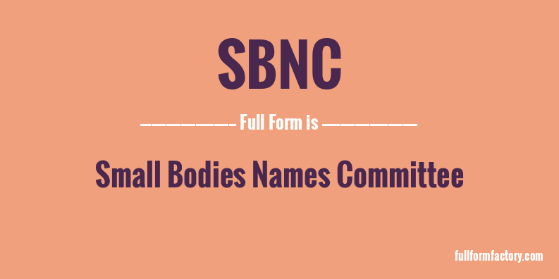 sbnc-full-form
