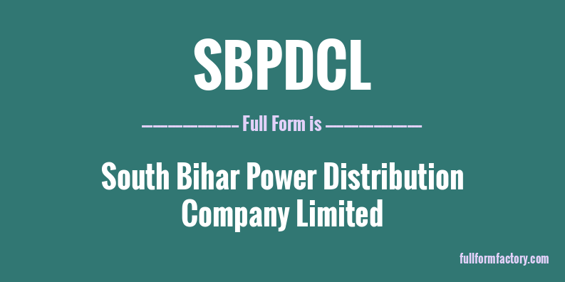 sbpdcl-full-form