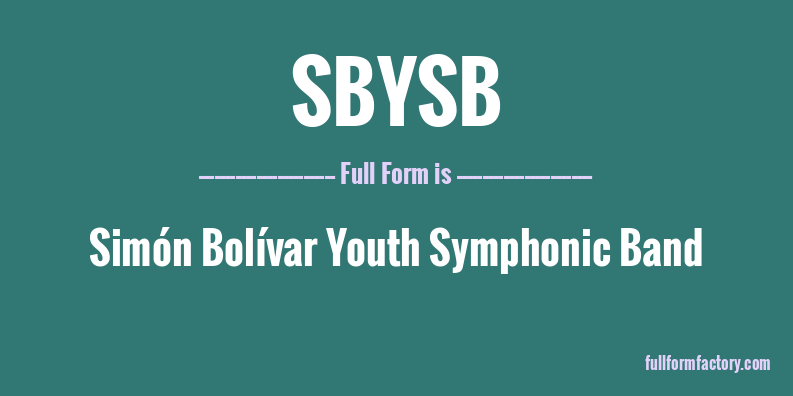 sbysb-full-form