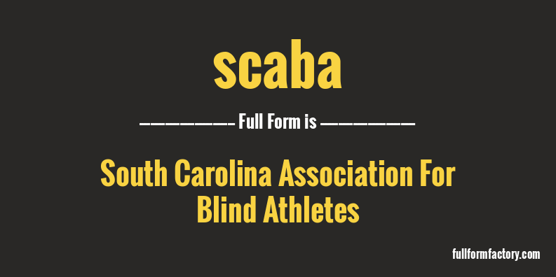 scaba-full-form