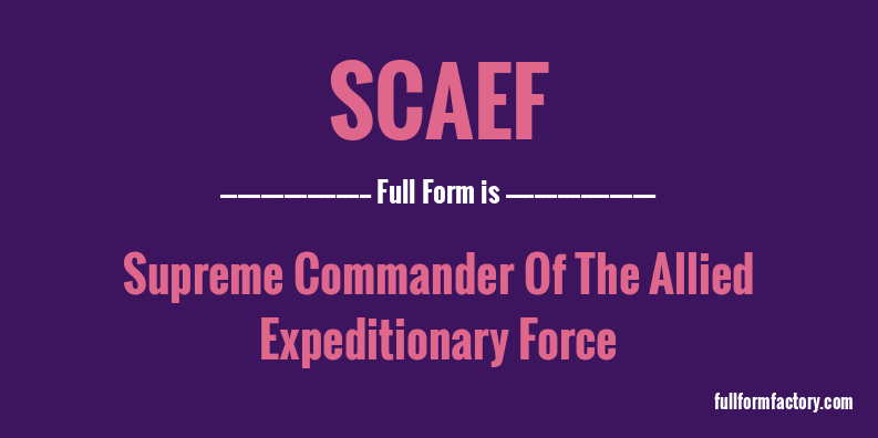 scaef-full-form